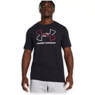 Under Armour 1382915 Ua Gl Foundation Update Ss Siyah Erkek T-Shirt - 4