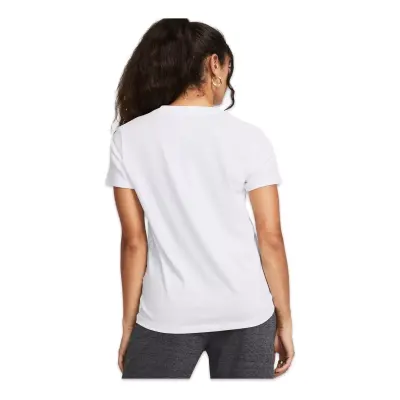 Under Armour 1383648 Ua Rival Core Ss Beyaz Kadın T-Shirt - Under Armour (1)