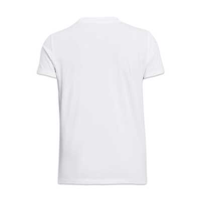Under Armour 1383648 Ua Rival Core Ss Beyaz Kadın T-Shirt - 4