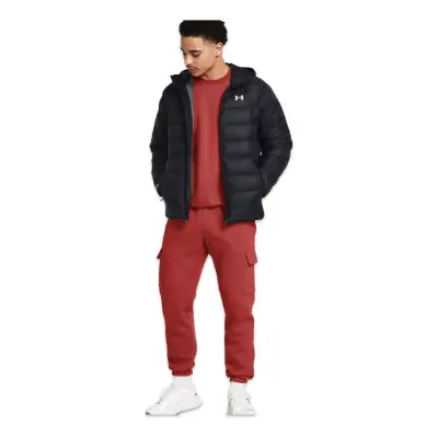 Under Armour 1385837 Legend Down Hooded Jacket Siyah Erkek Mont - 3