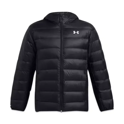 Under Armour 1385837 Legend Down Hooded Jacket Siyah Erkek Mont - 4