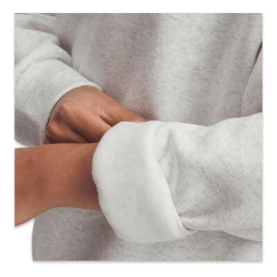 Under Armour 1386463 Ua Rival Fleece Os Crew Açık Gri Kadın Sweatshirt - 2