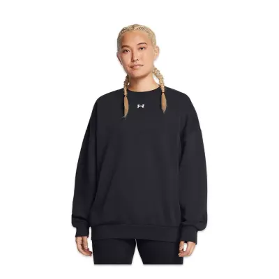 Under Armour 1386463 Ua Rival Fleece Os Crew Siyah Kadın Sweatshirt 