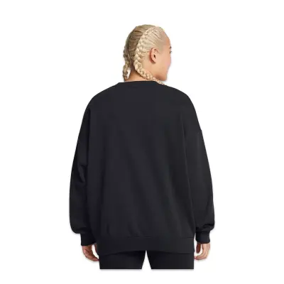 Under Armour 1386463 Ua Rival Fleece Os Crew Siyah Kadın Sweatshirt - Under Armour (1)