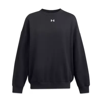 Under Armour 1386463 Ua Rival Fleece Os Crew Siyah Kadın Sweatshirt - 4