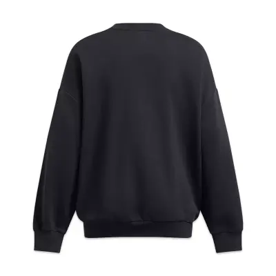 Under Armour 1386463 Ua Rival Fleece Os Crew Siyah Kadın Sweatshirt - 5