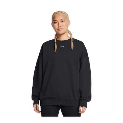 Under Armour 1386463 Ua Rival Fleece Os Crew Siyah Kadın Sweatshirt - 1