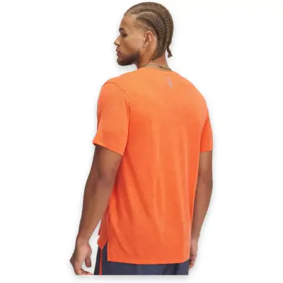 Under Armour 1386681 Ua Launch Camo Sleeve Turuncu Erkek T-Shirt - 2