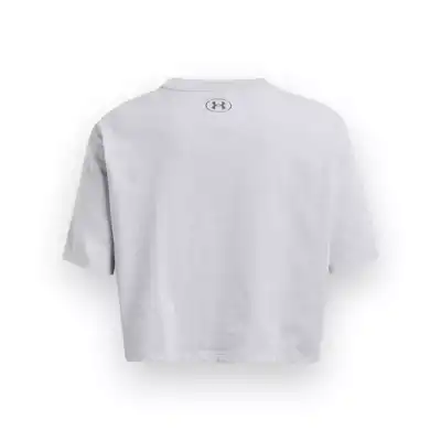 Under Armour 1386846 Ua Boxy Crop Branded Ss A.Gri Kadın T-Shirt - 4
