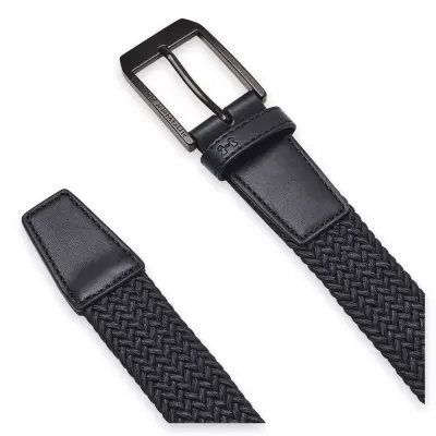 Under Armour 1387746 M Braided Golf Belt Kemer Siyah Unisex Kemer - 3