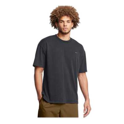Under Armour 1389147 Ua M Hw Os Logo Wash Ss Siyah Erkek T-Shirt 