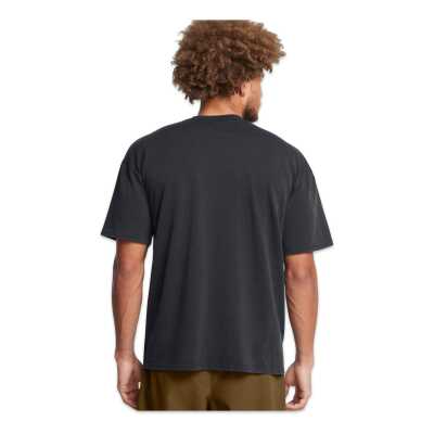 Under Armour 1389147 Ua M Hw Os Logo Wash Ss Siyah Erkek T-Shirt - 2