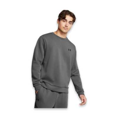Under Armour 1389351 Ua Unstoppable Flc Crew Eu Sweat Gri Erkek Sweatshirt - 1