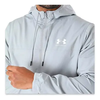 Under Armour 1390149 Ua Rival Wvn Windbreaker Gri Erkek Ceket - 3
