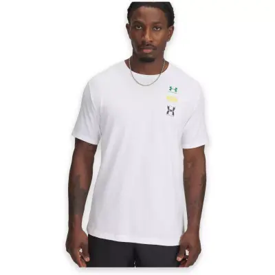 Under Armour 1390165 Ua M 60/40S Evol Logo Ss Beyaz Erkek T-Shirt 