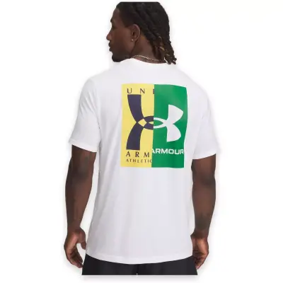 Under Armour 1390165 Ua M 60/40S Evol Logo Ss Beyaz Erkek T-Shirt - 2