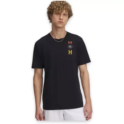 Under Armour 1390165 Ua M 60/40S Evol Logo Ss Siyah Erkek T-Shirt - 1