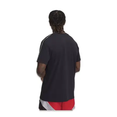Under Armour 1390300 Ua Icon Hwt Tee Taping Siyah Erkek T-Shirt - Under Armour (1)
