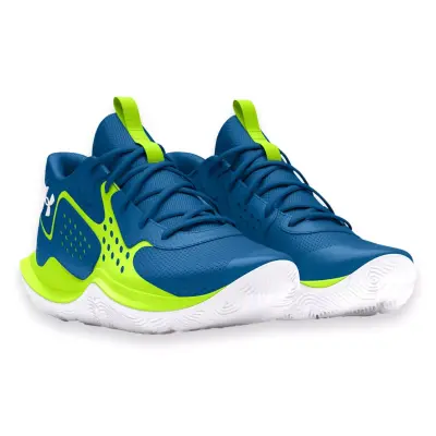 Under Armour 3026635 Gs Jet 23 Basketbol Mavi Erkek Spor Ayakkabı 