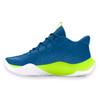 Under Armour 3026635 Gs Jet 23 Basketbol Mavi Erkek Spor Ayakkabı - 4