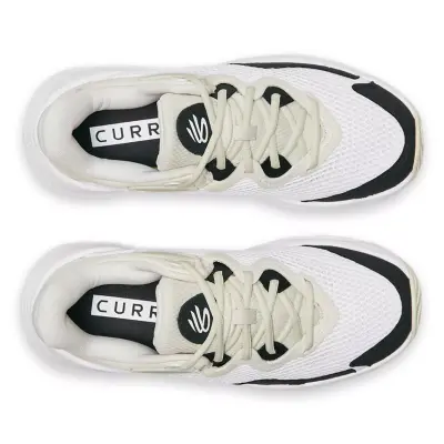 Under Armour 3028192 Basketbol Siyah-Beyaz Erkek Spor Ayakkabı - 4