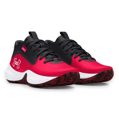 Under Armour 3028513G Ua Gs Lockdown Kırmızı Unisex Spor Ayakkabı - 1