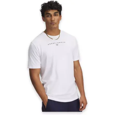 Under Armour 6000211 Ua M Stacked Logo Ss Beyaz Erkek T-Shirt 