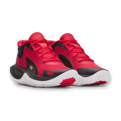Under Armour 6001587 Ua Gs Jet '25 Basketbol Kırmızı Unisex Spor Ayakkabı - 1
