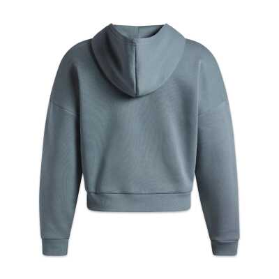 Under Armour 6003707 Rival Flc Piped Hz Hoodie Mavi Kadın Sweatshirt - 4