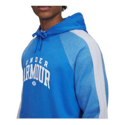 Under Armour 6003958 Ua Rival Flc Cb Hoodie Mavi Erkek Sweatshirt - 2