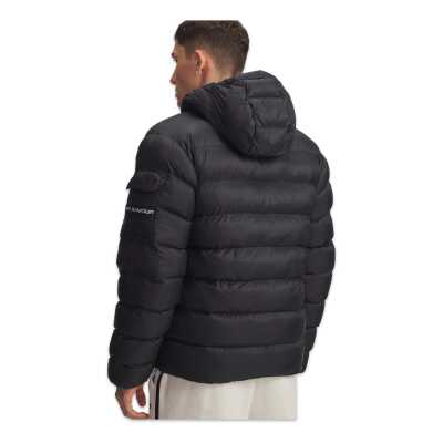 Under Armour 6006360 Ua Sportswear Puff Jkt Siyah-Beyaz Erkek Mont - 2