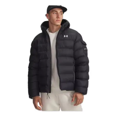 Under Armour 6006360 Ua Sportswear Puff Jkt Siyah-Beyaz Erkek Mont - 1