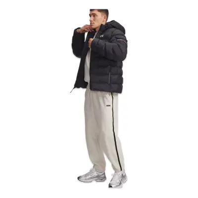 Under Armour 6006360 Ua Sportswear Puff Jkt Siyah-Beyaz Erkek Mont - 3
