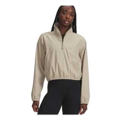 Under Armour 6007026 Ua Unstoppable Wvn Pullover Haki Kadın Sweatshirt - 1