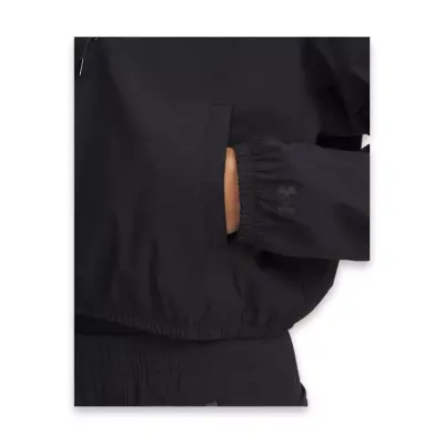 Under Armour 6007026 Ua Unstoppable Wvn Pullover Siyah Kadın Sweatshirt - 3