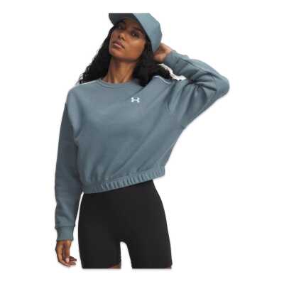 Under Armour 6007035 Ua Rival Fleece Piped Crew Mavi Kadın Sweatshirt - Under Armour
