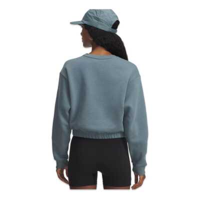 Under Armour 6007035 Ua Rival Fleece Piped Crew Mavi Kadın Sweatshirt - Under Armour (1)