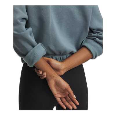 Under Armour 6007035 Ua Rival Fleece Piped Crew Mavi Kadın Sweatshirt - 3