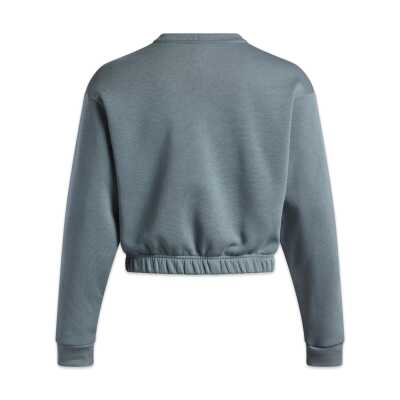 Under Armour 6007035 Ua Rival Fleece Piped Crew Mavi Kadın Sweatshirt - 5