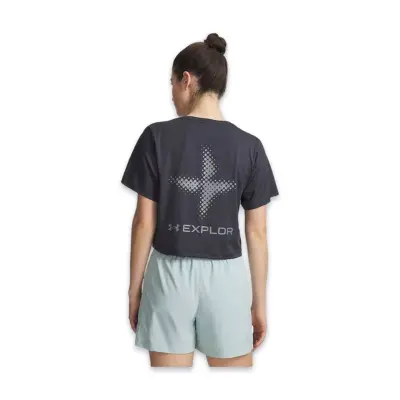Under Armour 6009174 W Explor Trail Run Graphic Antrasit Kadın T-Shirt - Under Armour (1)
