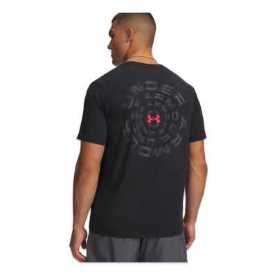 Under Armour 6009248 Ua M Blur Wm Ss Siyah-Kırmızı Erkek T-Shirt - Under Armour (1)