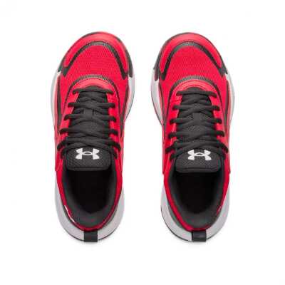 Under Armour 6009398 Ua Gs Lockdown 8 Basketbol Kırmızı Unisex Spor Ayakkabı - 3