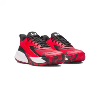 Under Armour 6009398 Ua Gs Lockdown 8 Basketbol Kırmızı Unisex Spor Ayakkabı - 4