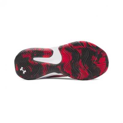 Under Armour 6009398 Ua Gs Lockdown 8 Basketbol Kırmızı Unisex Spor Ayakkabı - 5