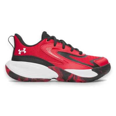 Under Armour 6009404 Ua Ps Lockdown 8 Basketbol Kırmızı Çocuk Spor Ayakkabı - Under Armour