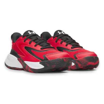 Under Armour 6009404 Ua Ps Lockdown 8 Basketbol Kırmızı Çocuk Spor Ayakkabı - 4