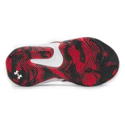 Under Armour 6009404 Ua Ps Lockdown 8 Basketbol Kırmızı Çocuk Spor Ayakkabı - 5