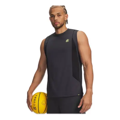 Under Armour 6010919 Curry Training Tank Antrasit Erkek Atlet - 1