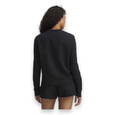 Under Armour 6011016 Sport Terry Crew Siyah Kadın Sweatshirt - Under Armour (1)