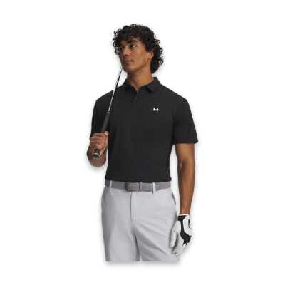 Under Armour 6012303 Ua T2G Pique Polo T Siyah Erkek T-Shirt - Under Armour